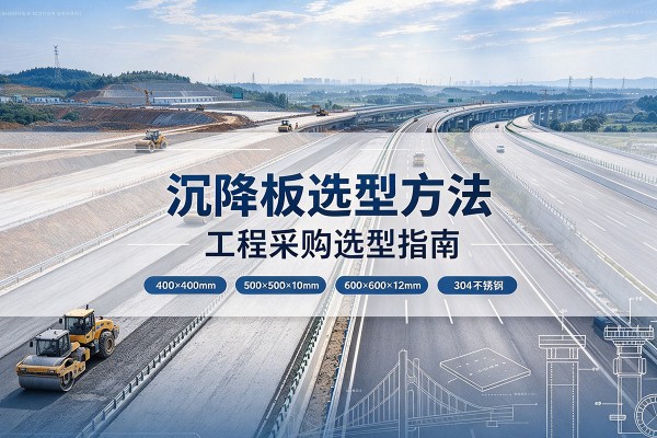 淮北沉降板选择方法