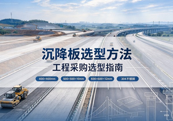 淮北沉降板选择方法